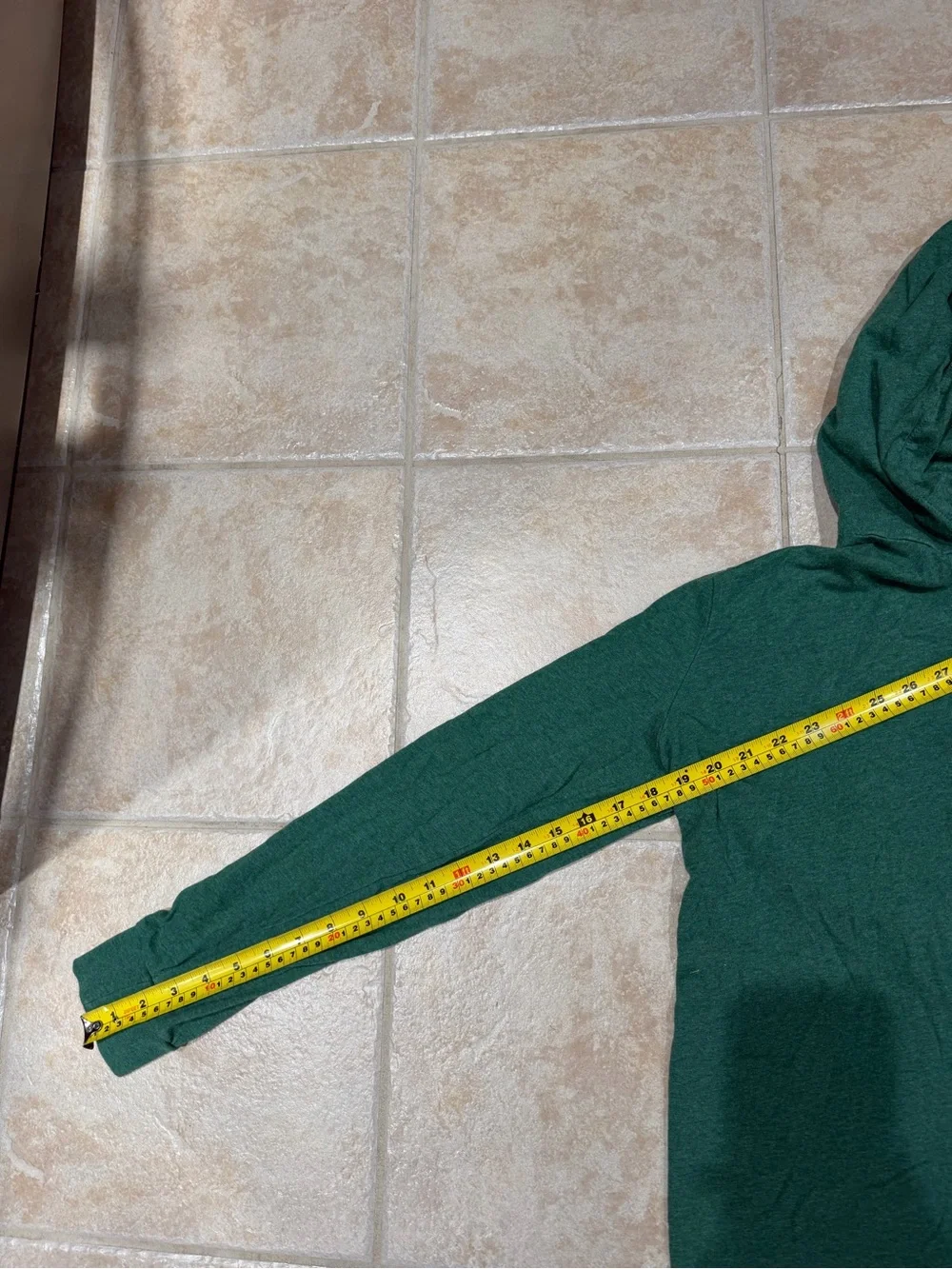 Polo Ralph Lauren Men's Green Heather Solid Jersey Hooded T-Shirt